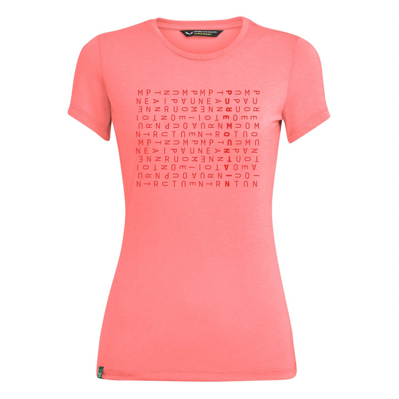 Salewa Women's Crosswords Dri-Release® T-Shirts Pink OLH-839205